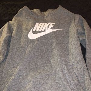 brand new all gray nike hoodie